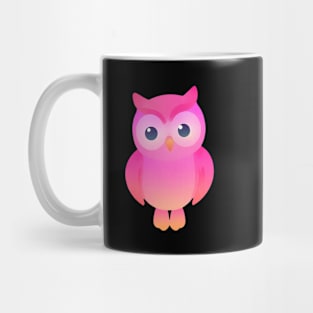 Cute pink owl in a dream! Mug